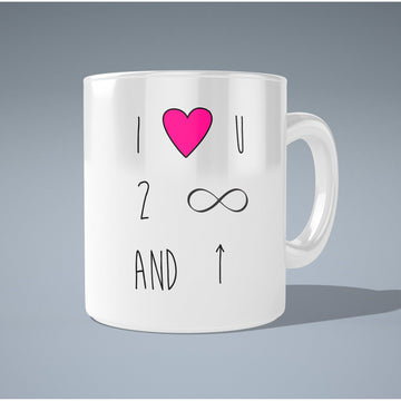 I Love You 2 And Mug  Coffee and Tea Ceramic  Mug 11oz