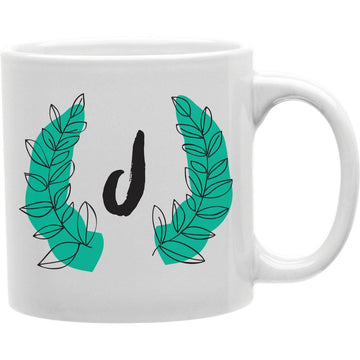 J Coffee Mug  Coffee and Tea Ceramic  Mug 11oz