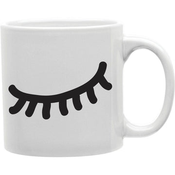 Eyelashes Emoji Mug  Coffee and Tea Ceramic  Mug 11oz
