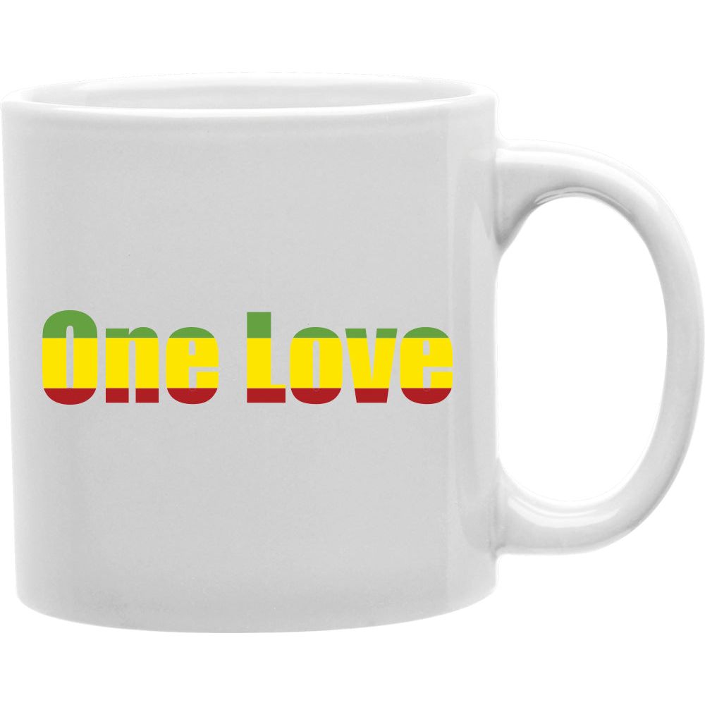 One Love Mug  Coffee and Tea Ceramic  Mug 11oz
