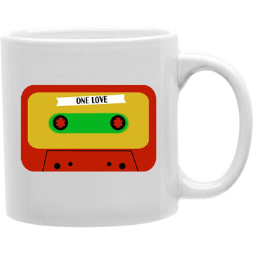 One Love Tape Print Mug  Coffee and Tea Ceramic  Mug 11oz