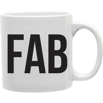 Fab Mug  Coffee and Tea Ceramic  Mug 11oz