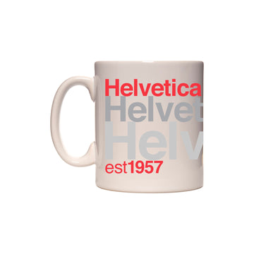 Helvetica Helvet Heiv EST 1957 Mug  Coffee and Tea Ceramic  Mug 11oz