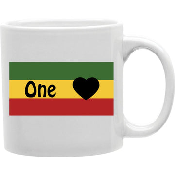 One Love Coffee Mug  Coffee and Tea Ceramic  Mug 11oz