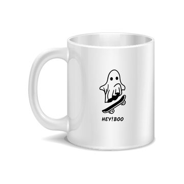 Hey Boo Coffee and Tea Ceramic Mug 11oz