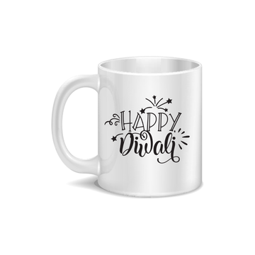Happy DiwaLi Coffee and Tea Ceramic Mug 11oz