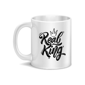Real King Coffee and Tea Ceramic Mug 11oz