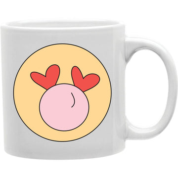 Heartgum Emoji Mug  Coffee and Tea Ceramic  Mug 11oz