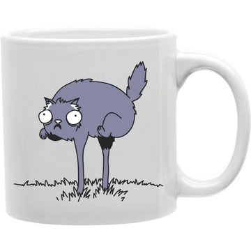 Grasscat Mug  Coffee and Tea Ceramic  Mug 11oz