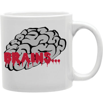 BraIns Halloween Mug  Coffee and Tea Ceramic  Mug 11oz