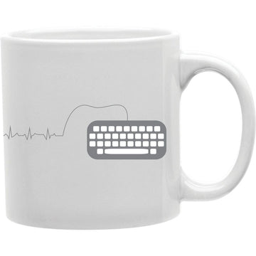 Kboard Mug  Coffee and Tea Ceramic  Mug 11oz