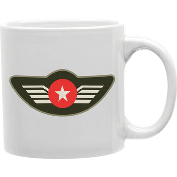 Pbadge Mug  Coffee and Tea Ceramic  Mug 11oz
