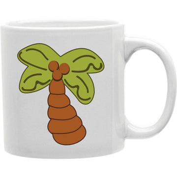 Palm Tree Mug  Coffee and Tea Ceramic  Mug 11oz