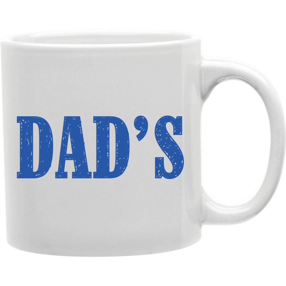 Dad's mug blue IMPRINT everyday Coffee and Tea Ceramic  Mug 11oz