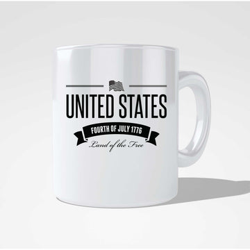United States Coffee Mug  Coffee and Tea Ceramic  Mug 11oz