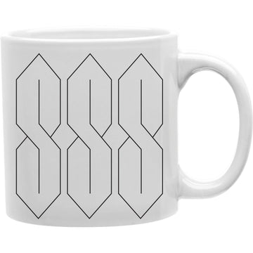 S Coffee Mug  Coffee and Tea Ceramic  Mug 11oz