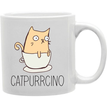 Catpurrcino Mug  Coffee and Tea Ceramic  Mug 11oz