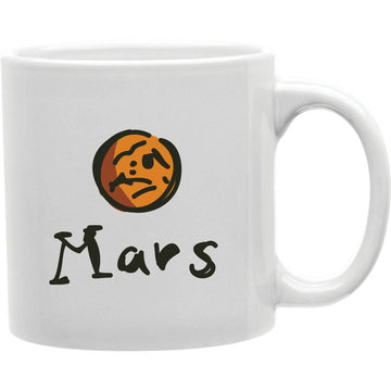 Mars Coffee Mug  Coffee and Tea Ceramic  Mug 11oz