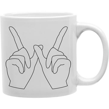 Whatever symbol Handshape Emoji Mug   Coffee and Tea Ceramic  Mug 11oz