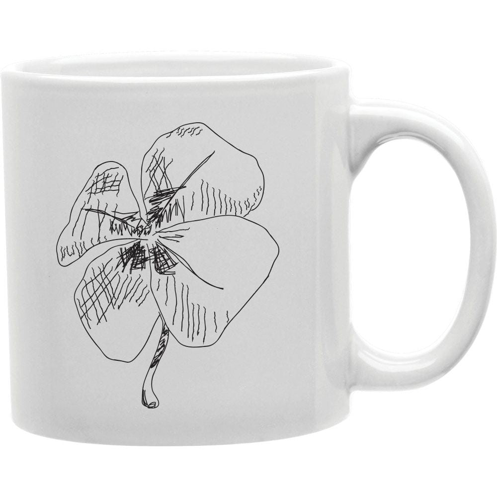 Clover Mug  Coffee and Tea Ceramic  Mug 11oz
