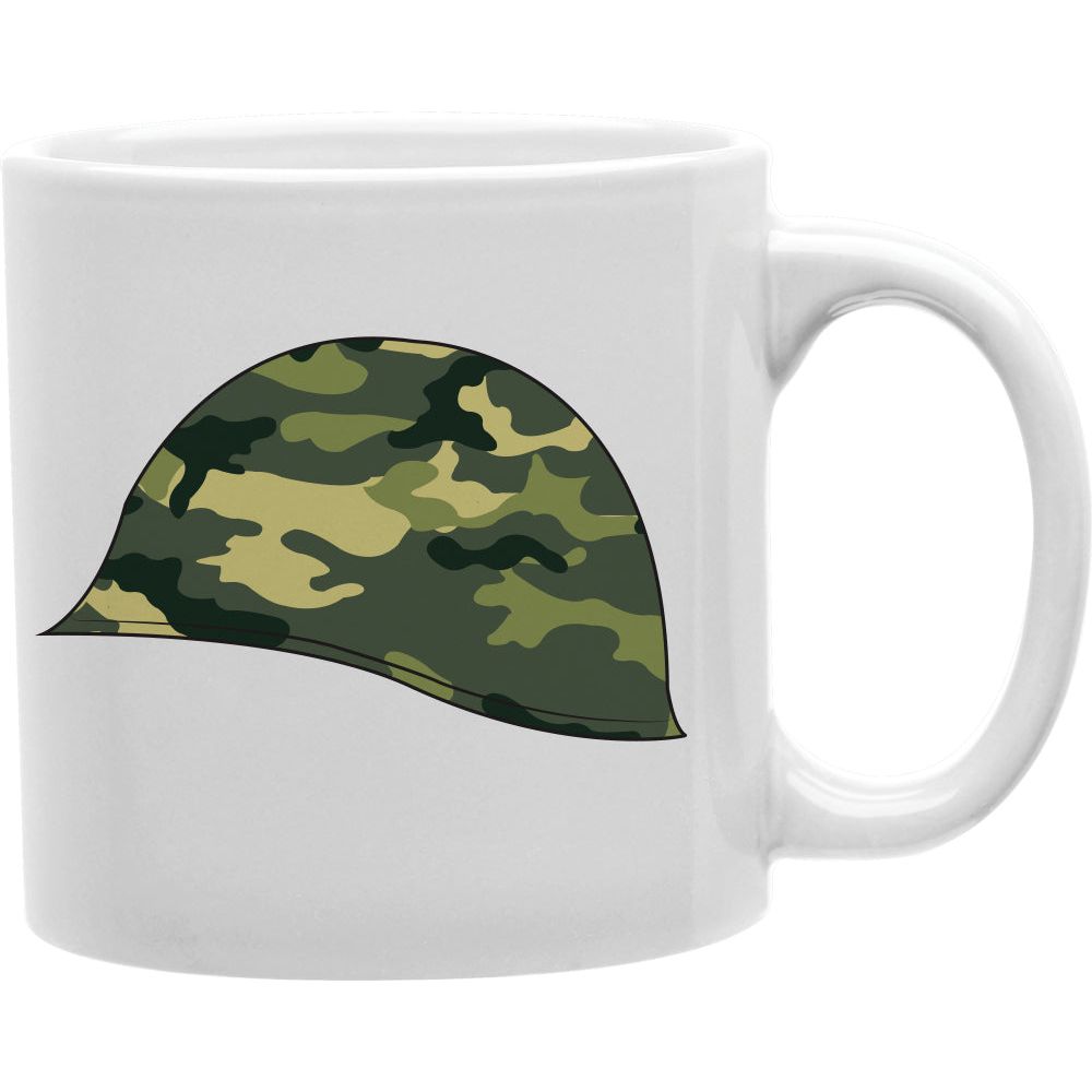 Camo Helmet Mug Camo Helmet Mug  Coffee and Tea Ceramic  Mug 11oz