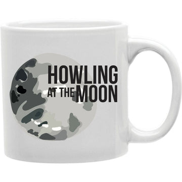 Howling At The Moon Mug  Coffee and Tea Ceramic  Mug 11oz
