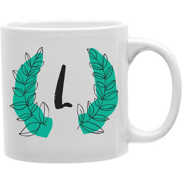 L Mug  Coffee and Tea Ceramic  Mug 11oz