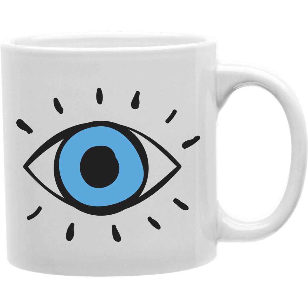 Eye Mug  Coffee and Tea Ceramic  Mug 11oz