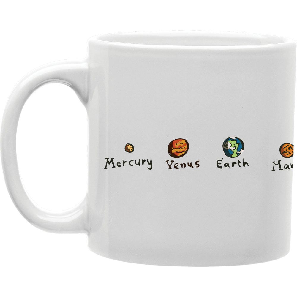 Mercury Yerus Earth Man Mug  Coffee and Tea Ceramic  Mug 11oz