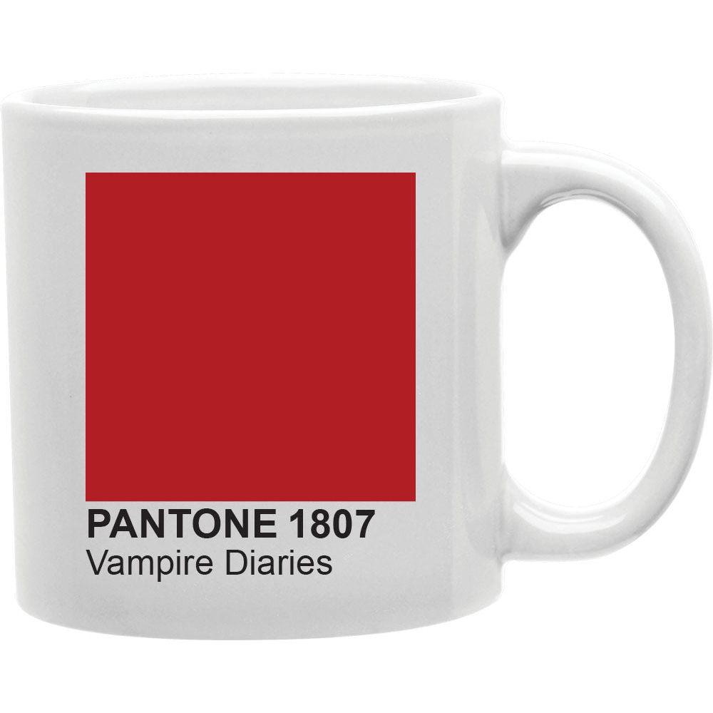 Pantone 1807 Vampire Diaries Mug  Coffee and Tea Ceramic  Mug 11oz