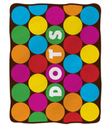 DOTS Candy Fleece Blanket 50x60 - Multicolor