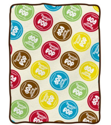 Tootsie Pop Dots Fleece Blanket 50x60