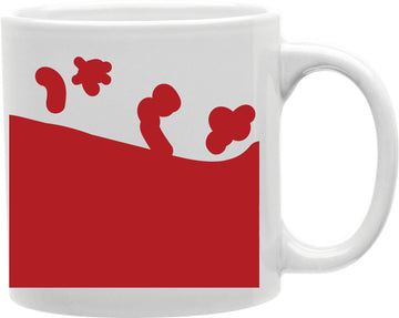 Blood Drip Coffee and Tea Ceramic Mug 11oz