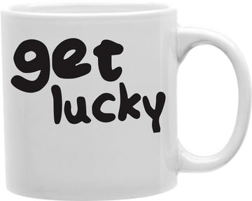 Get Lucky Coffee and Tea Ceramic Mug 11oz