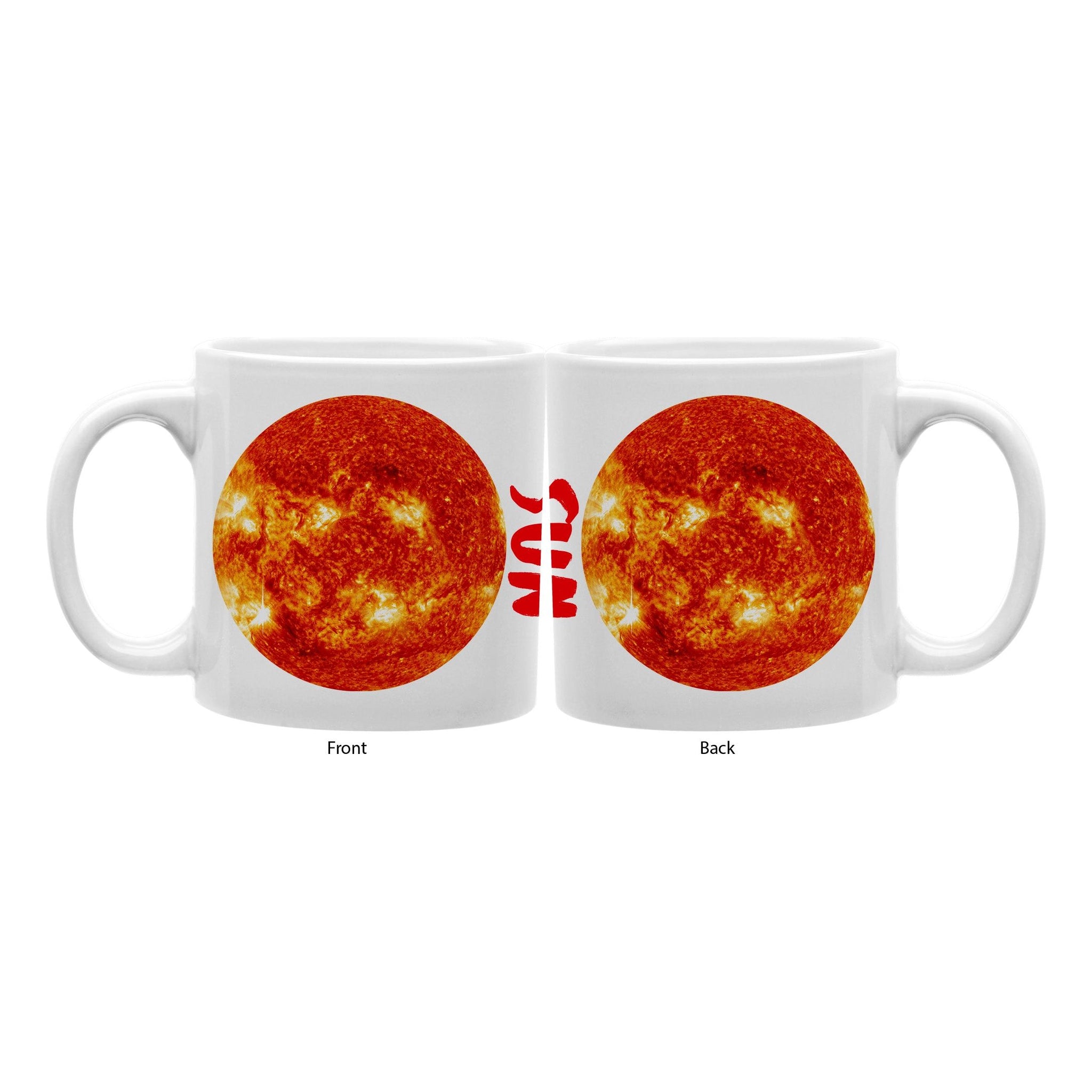 SUN Planet Mug Coffee and Tea Ceramic Mug 11oz