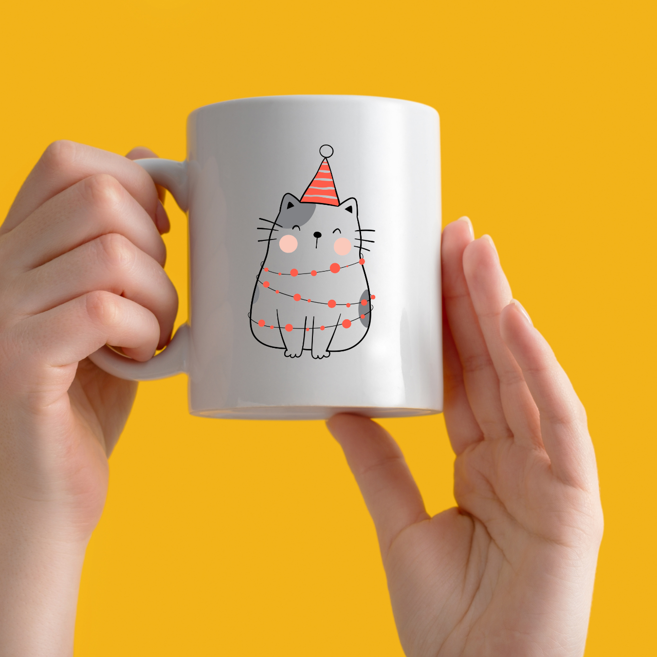 Cat Emoji 2 Coffee and Tea Ceramic Mug 11oz