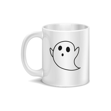 Ghst 2 Emoji Coffee and Tea Ceramic Mug 11oz