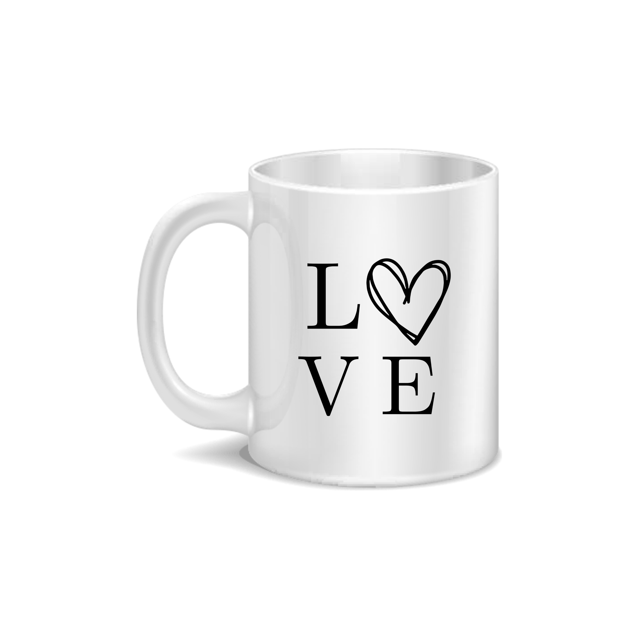 Love Coffee and Tea Ceramic Mug 11oz