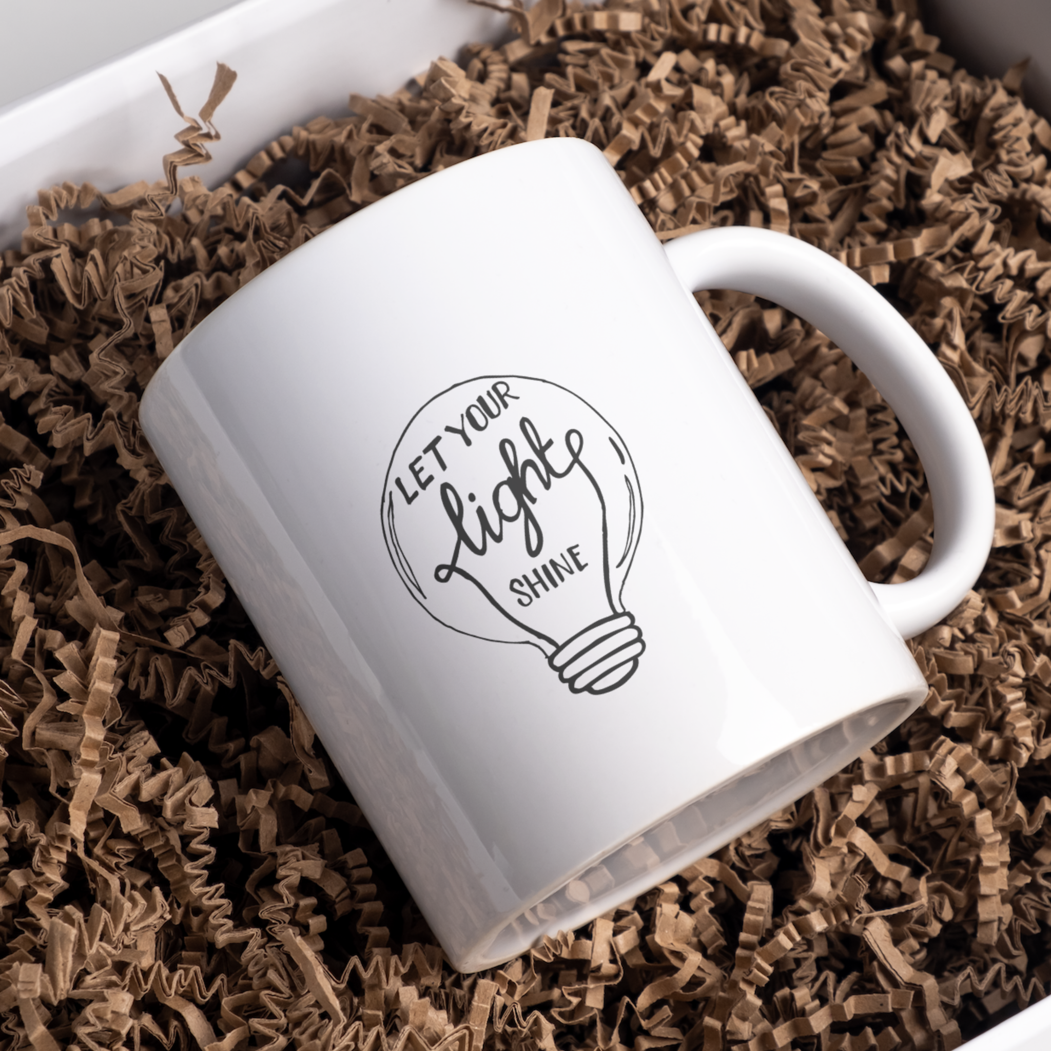 Let Your Light Shine Coffee and Tea Ceramic Mug 11oz