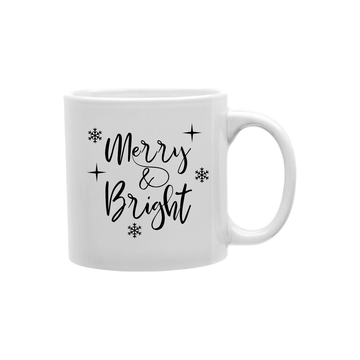 Merry & Bright Coffee and Tea Ceramic Mug 11oz