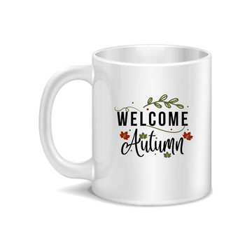 Welcome Autumn Coffee and Tea Ceramic Mug 11oz