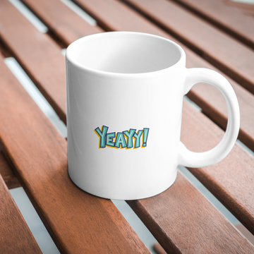 Yeayy Coffee and Tea Ceramic Mug 11oz