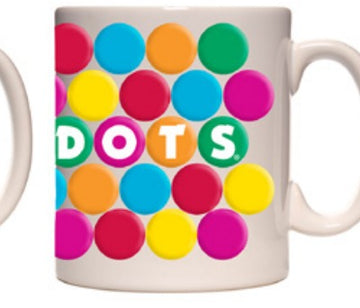Tootsie Roll DOTS Candy White Background Coffee and Tea Ceramic Mug 11oz