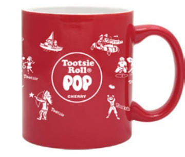 Tootsie Roll Pop Wrapper Red Full Wrap Coffee and Tea Ceramic Mug 11oz