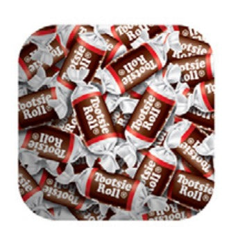 Tootsie Roll Candy Print Spandex Beaded Pillow