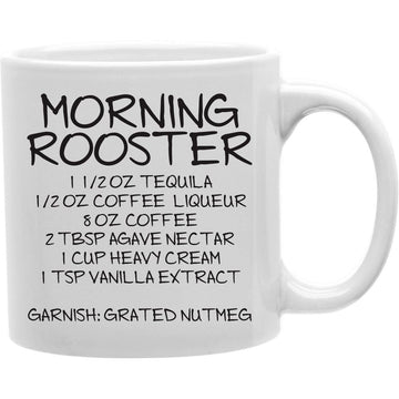 Morning Rooster Coffee Mug  Coffee and Tea Ceramic  Mug 11oz