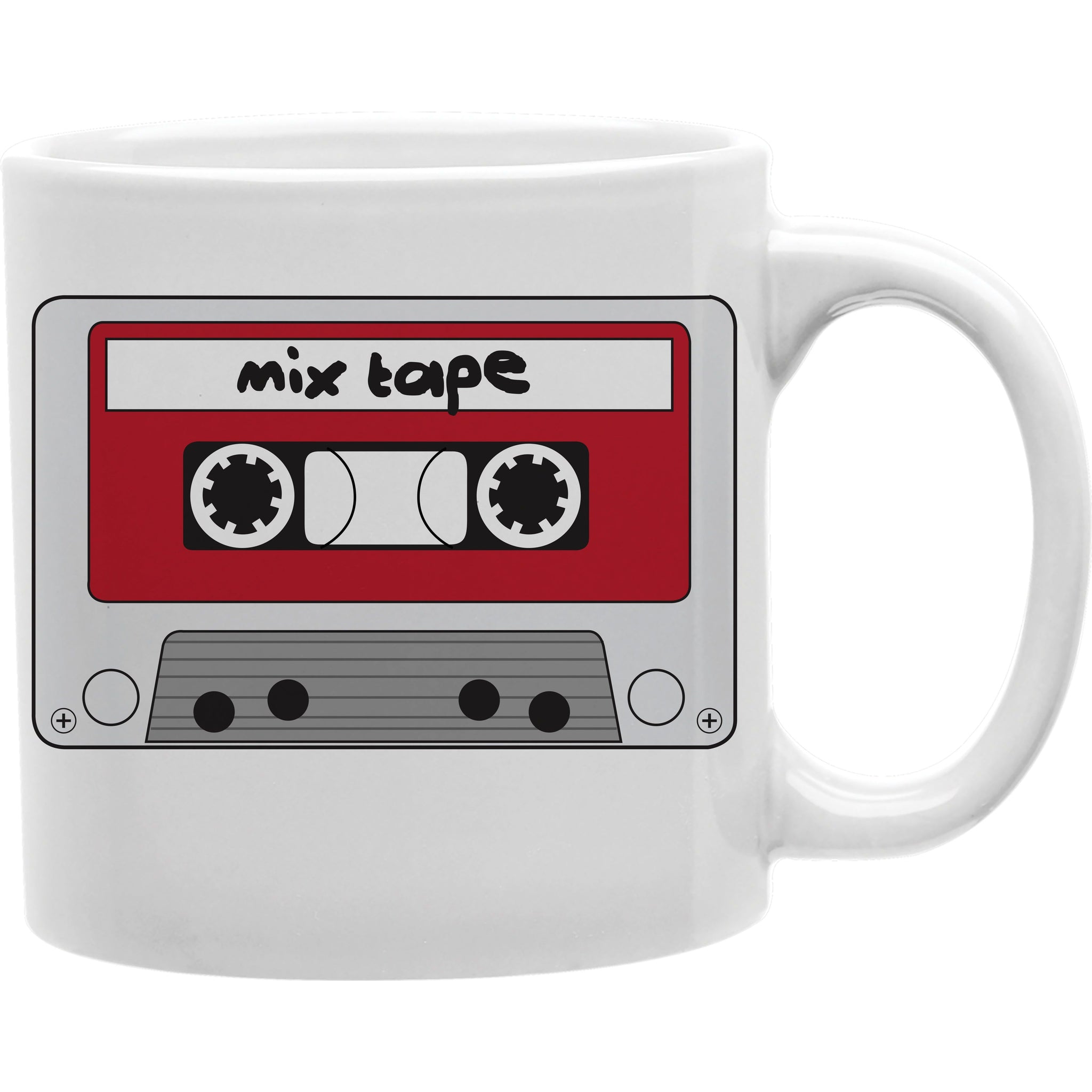Mix Tape Mug  Coffee and Tea Ceramic  Mug 11oz