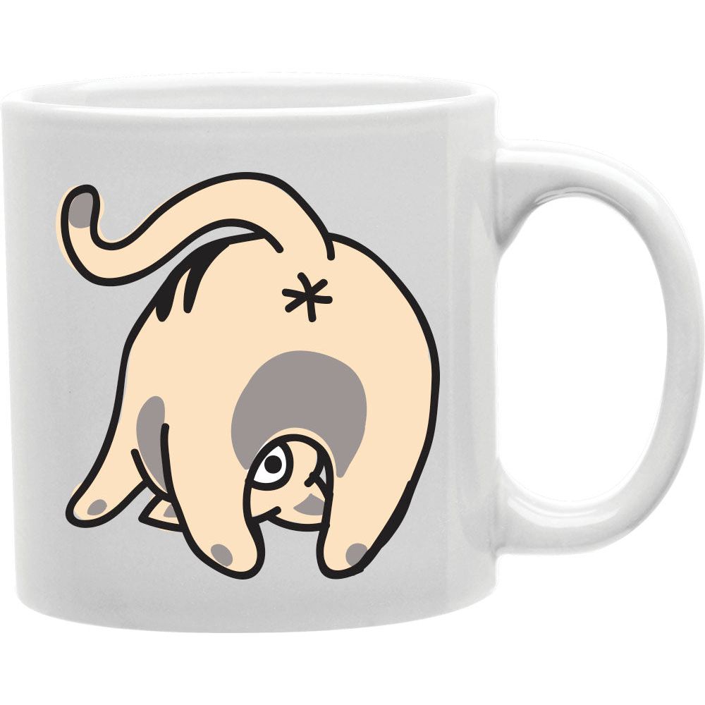 CAT BUTT Mug  Coffee and Tea Ceramic  Mug 11oz