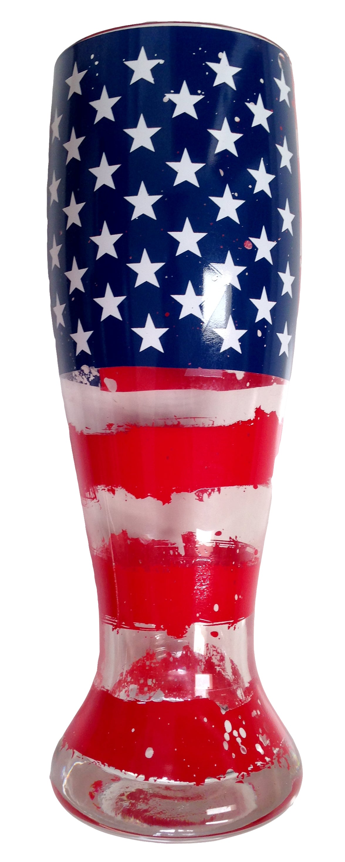 American Flag Patriotic Pilsner Beer Glass 20 oz. by Everyday Mug