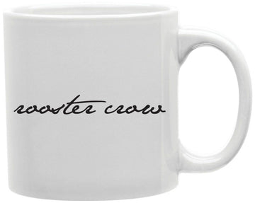 Rooster Crow Coffee and Tea Ceramic Mug 11oz